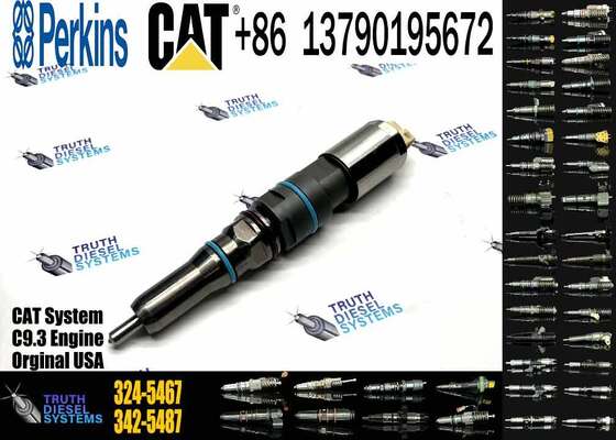 New Condition Aluminum Diesel Fuel Injector Model 304-3637 324-5467 342-5487 363-0493364-8024 Injection Valves for Engine Fuel