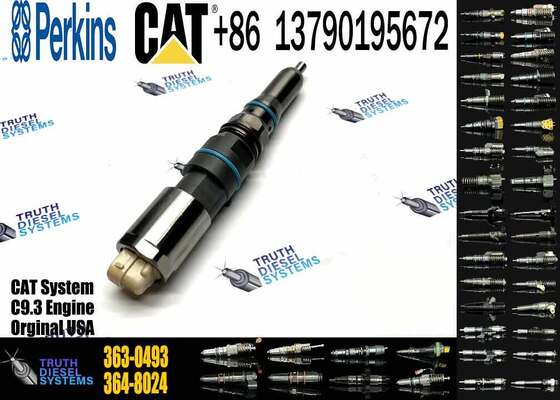 Excavator Accessories Fast Delivery Fuel Injector 20R5036 456-3493 363-0493 for Caterpillar C9.3 Diesel Engine Spare Parts