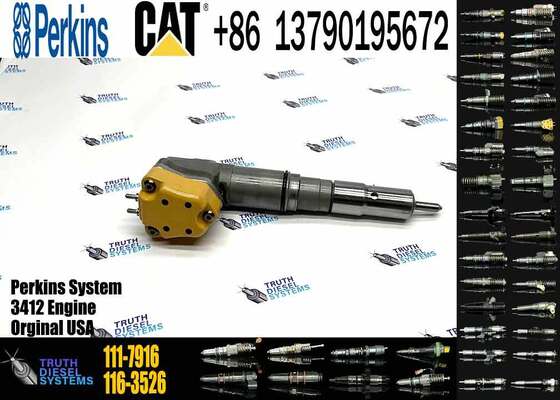 Fuel Injector 104-3377 174-7526 111-7916 138-8754 0R-8624 for CAT 3408E 3412E Engine 769D 773D 775D 631E 633E II 637E 651E 657E