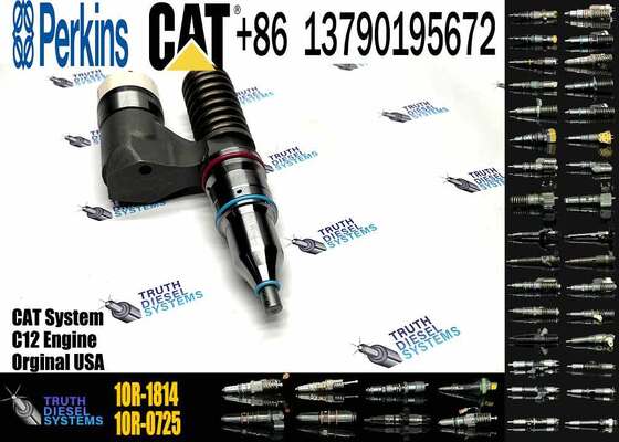 Excavator Parts Diesel C12 Engine Injector 208-9160 0R-9595 1OR-1814 OR-4987 161-1785 New Stainless Steel Injector for Excavator