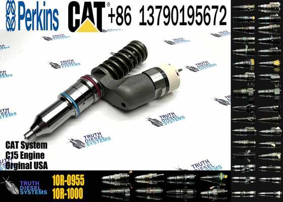 Excavator Parts Diesel C12 Engine Injector 208-9160 0R-9595 1OR-0955 OR-4987 161-1785 OR-9530 New Stainless Steel Injector for Excavator