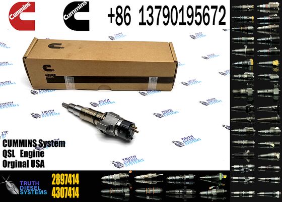 Common Rail Fuel Injector 2897414 4327072 4821827 4928421 for Sprayer Excavator ISL Injector Truck Parts Excavator Truck Parts Steel