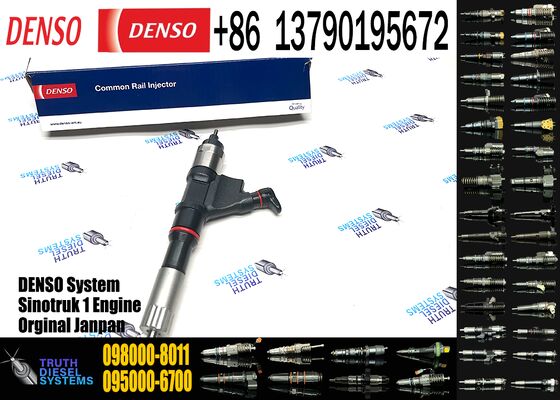 095000-8910 098000-8011 VG1246080106 VG124608005 Fuel Injector Common Rail Injector Assy for SINOTRUK HOWO A7 D12 Truck
